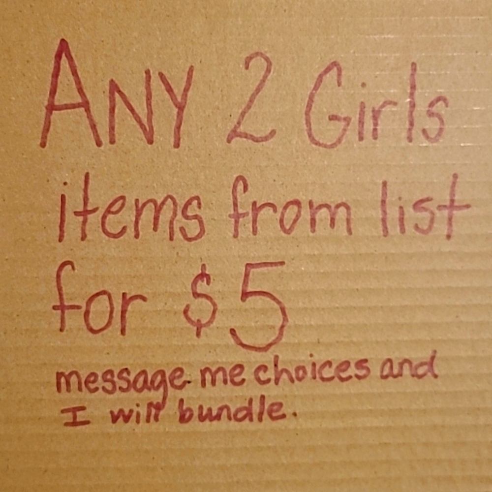 Girls assorted tees